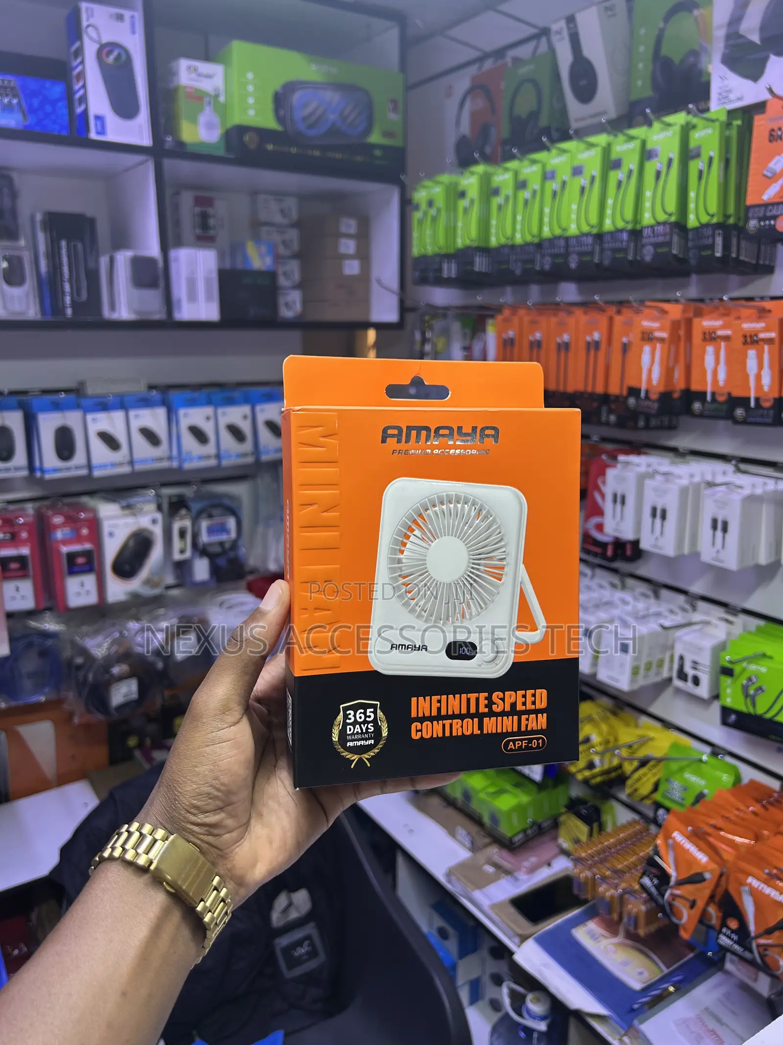 Amaya Portable Desk Mini Fan APF-01 (Brand New)