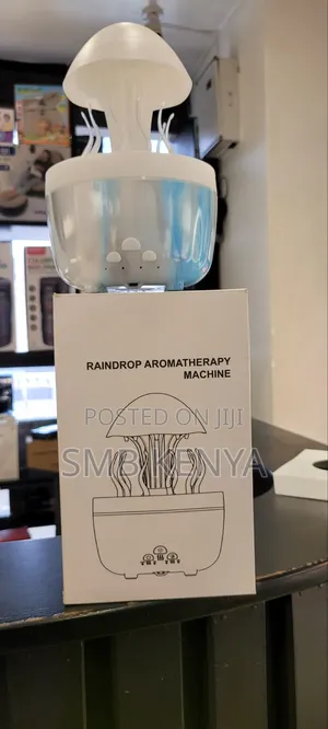 Mini Jellyfish Cloud Humidifier With Relaxing Rainfall Effect