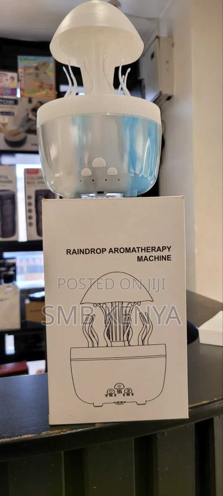 Mini Jellyfish Cloud Humidifier With Relaxing Rainfall Effect