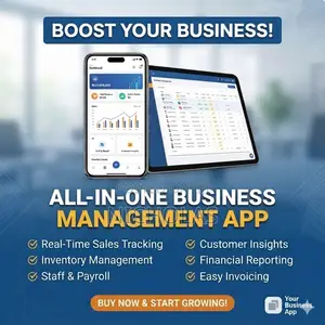 Premium Business Management App – Inventory, Sales Invoicing