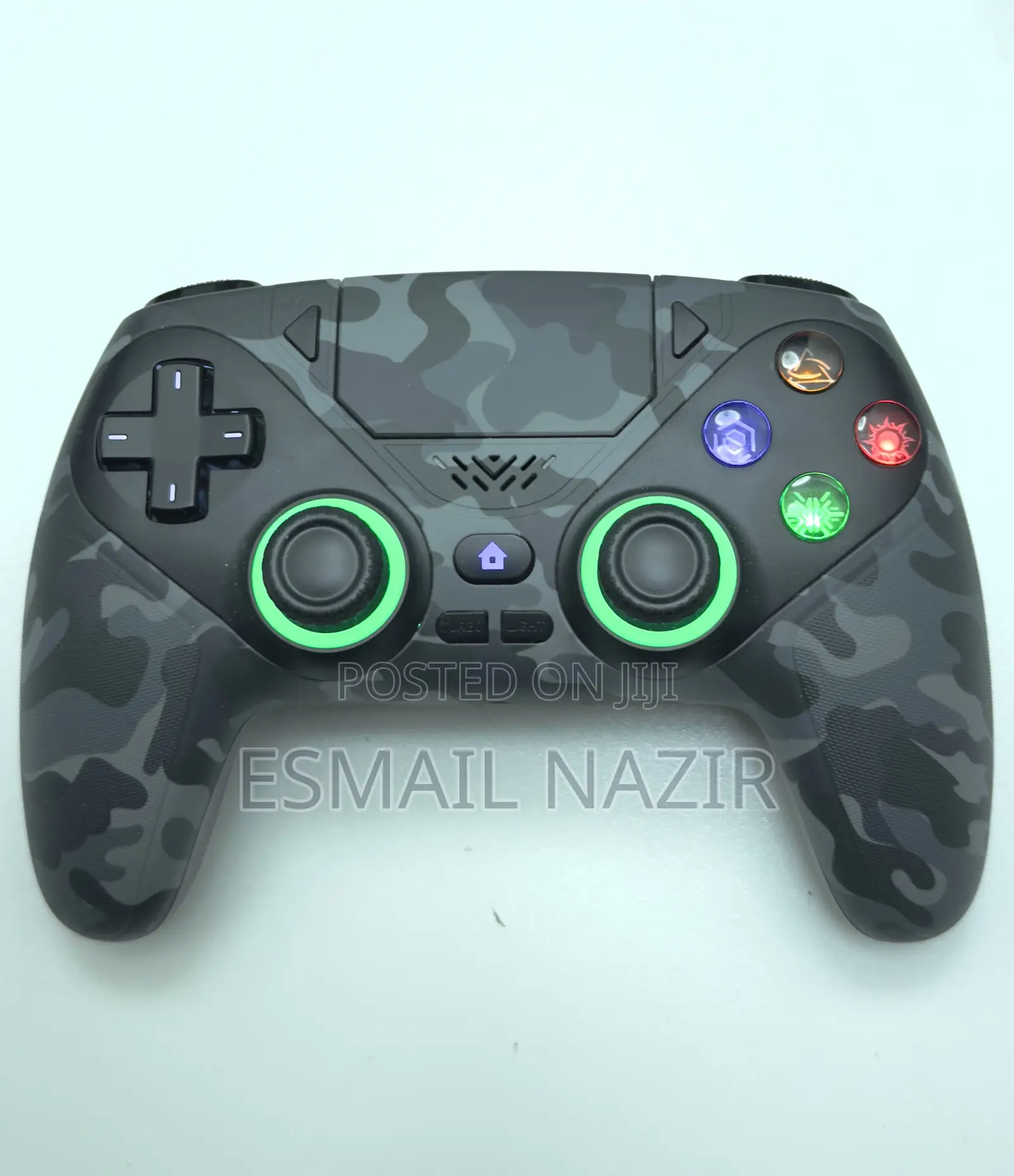 Gamerambo RGB Hall Effect Pro Controller for PS4 PS5 – GreyCamo