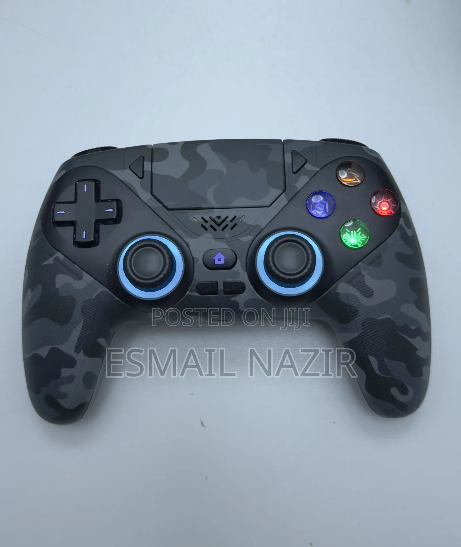 Gamerambo RGB Hall Effect Pro Controller for PS4 PS5 – GreyCamo