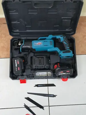 Cordless Reciprocating Saw With 3 Blades