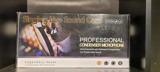 Professional Condenser Microphone With Live Sound Card - thumbnail 2