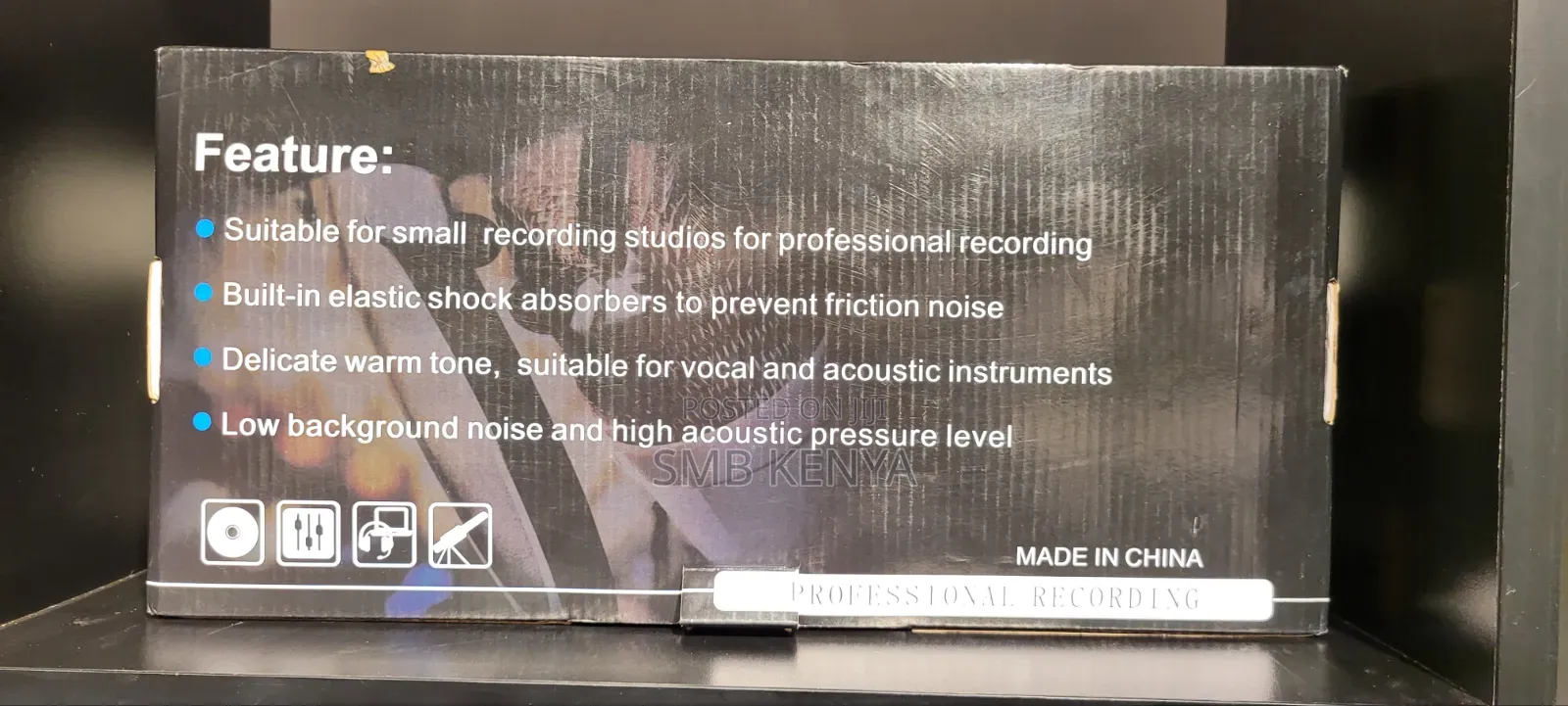 Professional Condenser Microphone With Live Sound Card