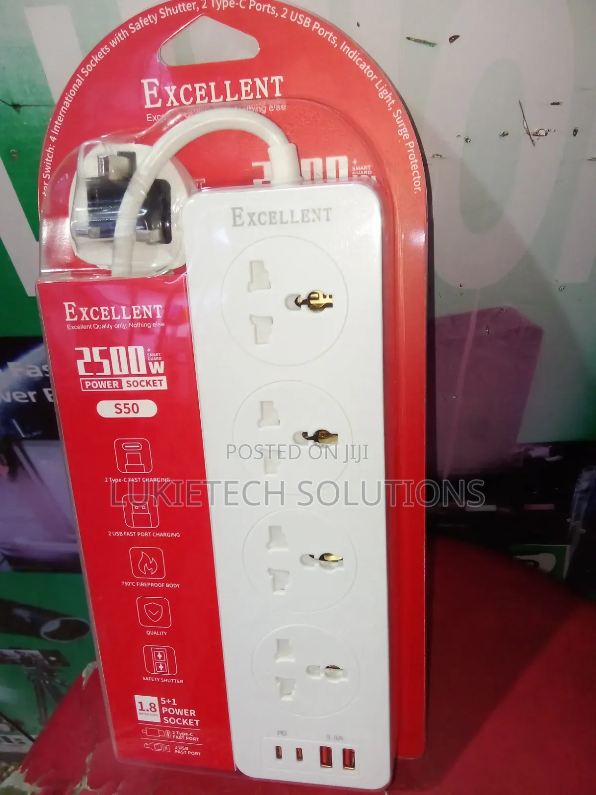 Excellent Extension Cable,4 Ports Two Type-C