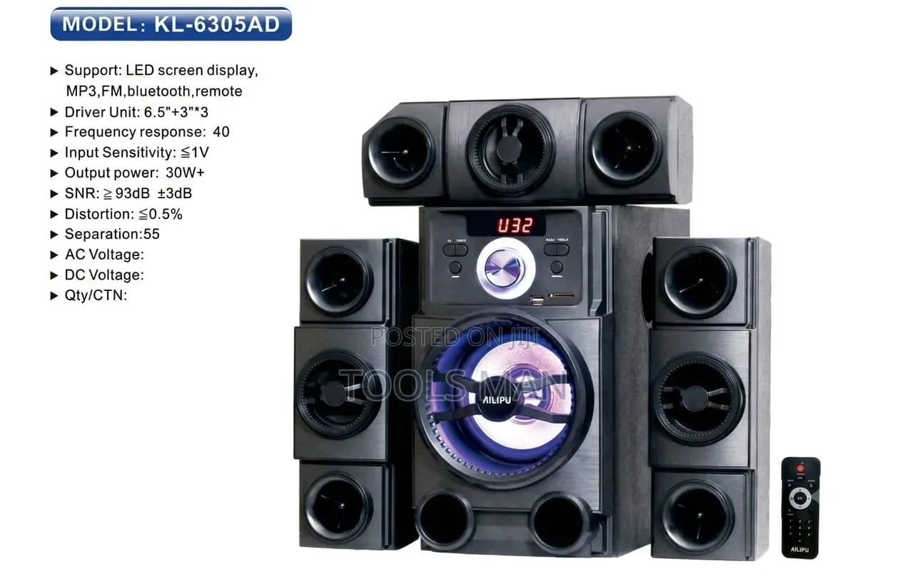 Ailipu KL-6305AD 3.1 Multimedia Bluetooth Speaker System