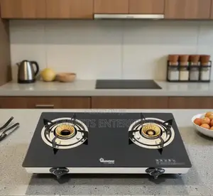 Ramtons RG/537 2-Burner Super Slim Ceramic Top Gas Cooker