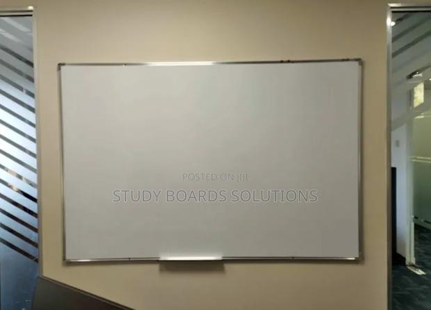 Smooth, Stain-Resistant Dry-Erase Whiteboard 4ftx3ft for Offices