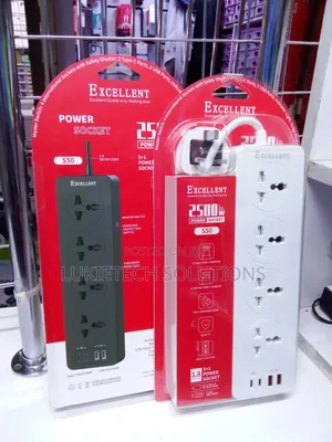 Excellent Extension Cable With Type -C USB Ports 2500watts