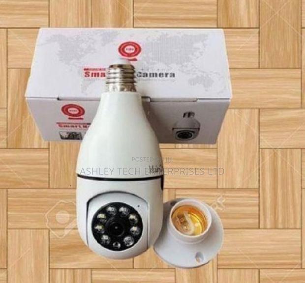 Wifi Enabled Single Lens Bulb Camera With V380 Pro App~~