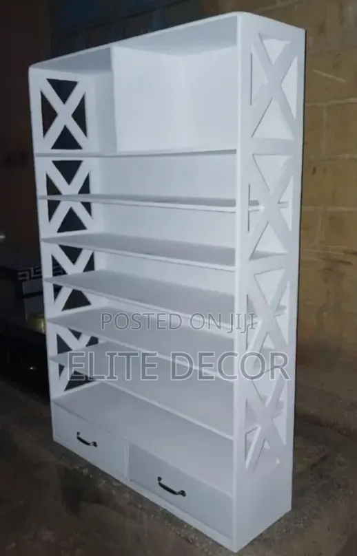 Executive Wooden Shoe Rack – Modern Multi-Tier Shoe Storage Cabinet
