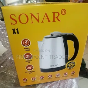 Sonar 2 Litre Electric Kettle – Safe, Stylish Reliable