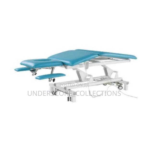 Electric Treatment Table Features a 2-Section Design