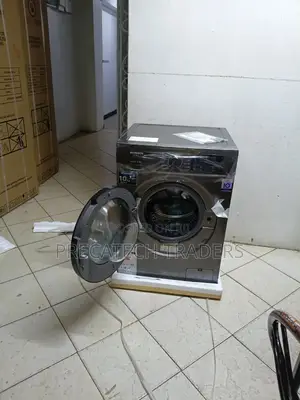 Skyworth 10KG Front Load Washing Machine – Dark Grey
