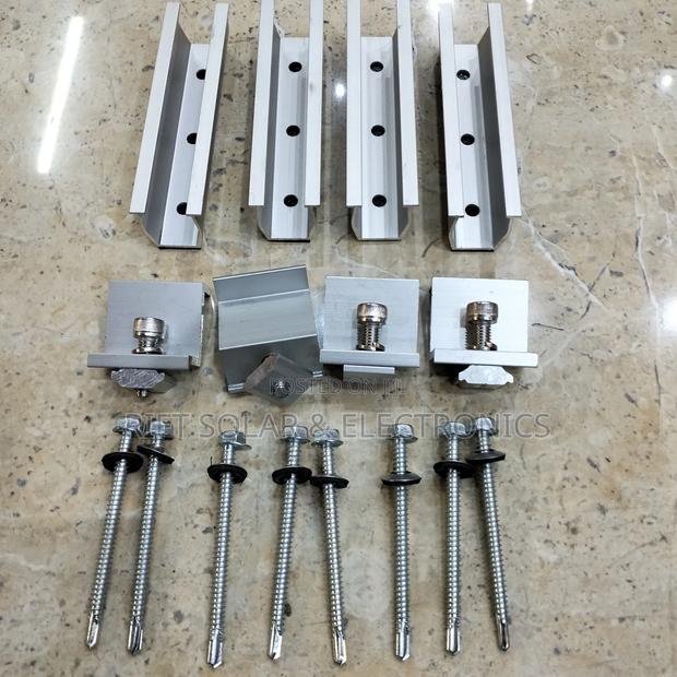 Full Set Smart Rails for One Solar 4 End Clamps 4 Mini Rails - thumbnail 3