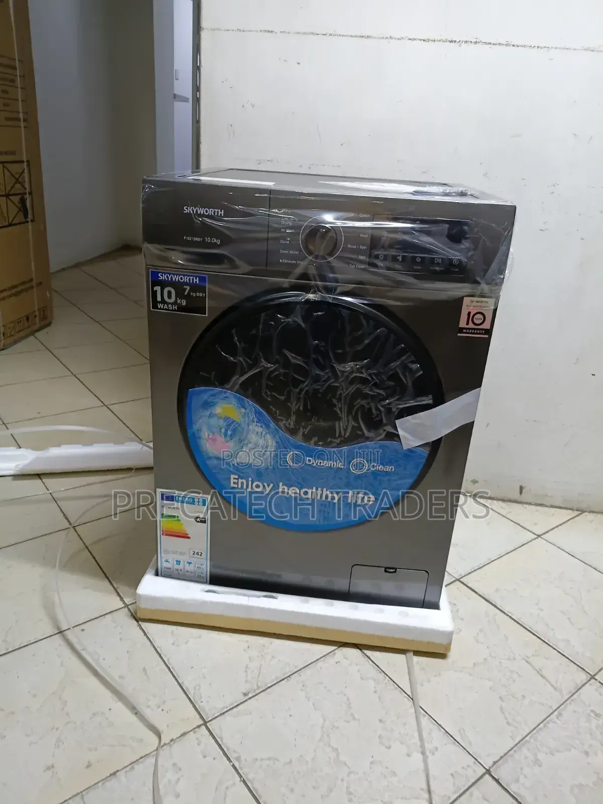 Skyworth 10KG Smart Washing Machine – Energy Saving