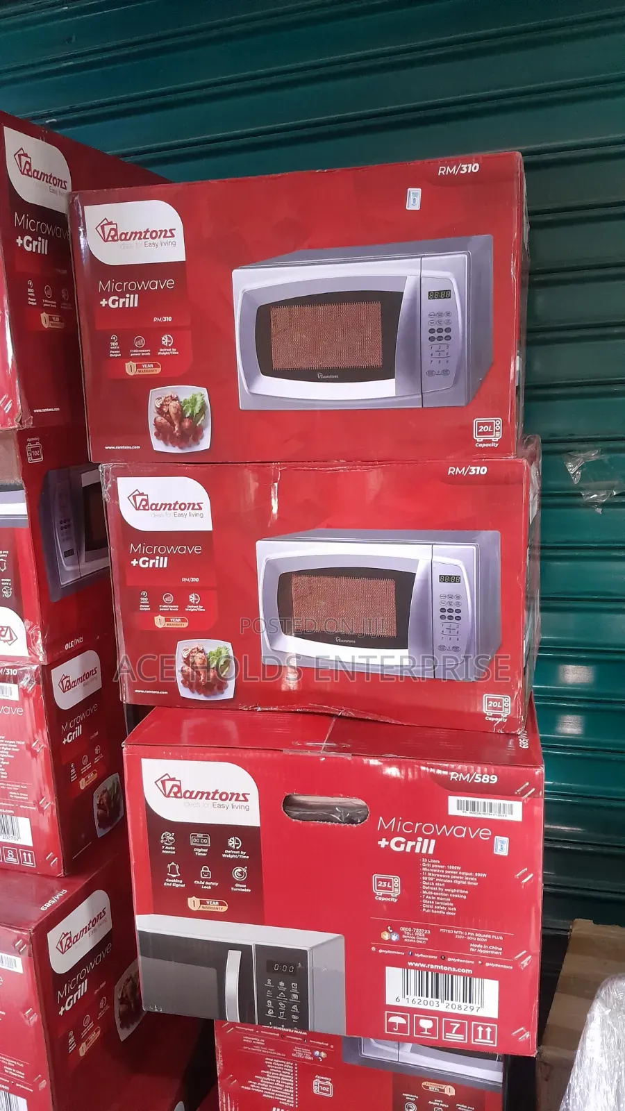 Ramtons Microwave Digital 20 Litres With Grill RM/310 - 1000w