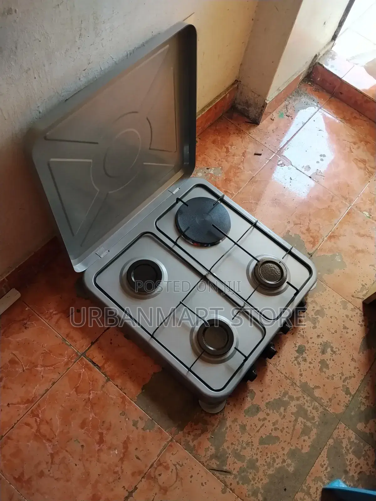 Nunix 3 Gas + 1 Electric Cooker, With 1 Year Warranty