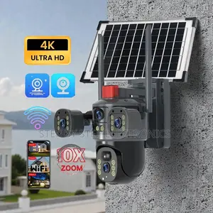V380 Pro 20mp 4g PTZ Cloud Storage Support Triple Lens Solar Camera