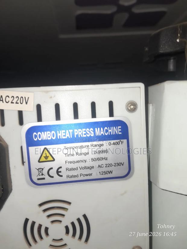 Combo Heatpress Machine
