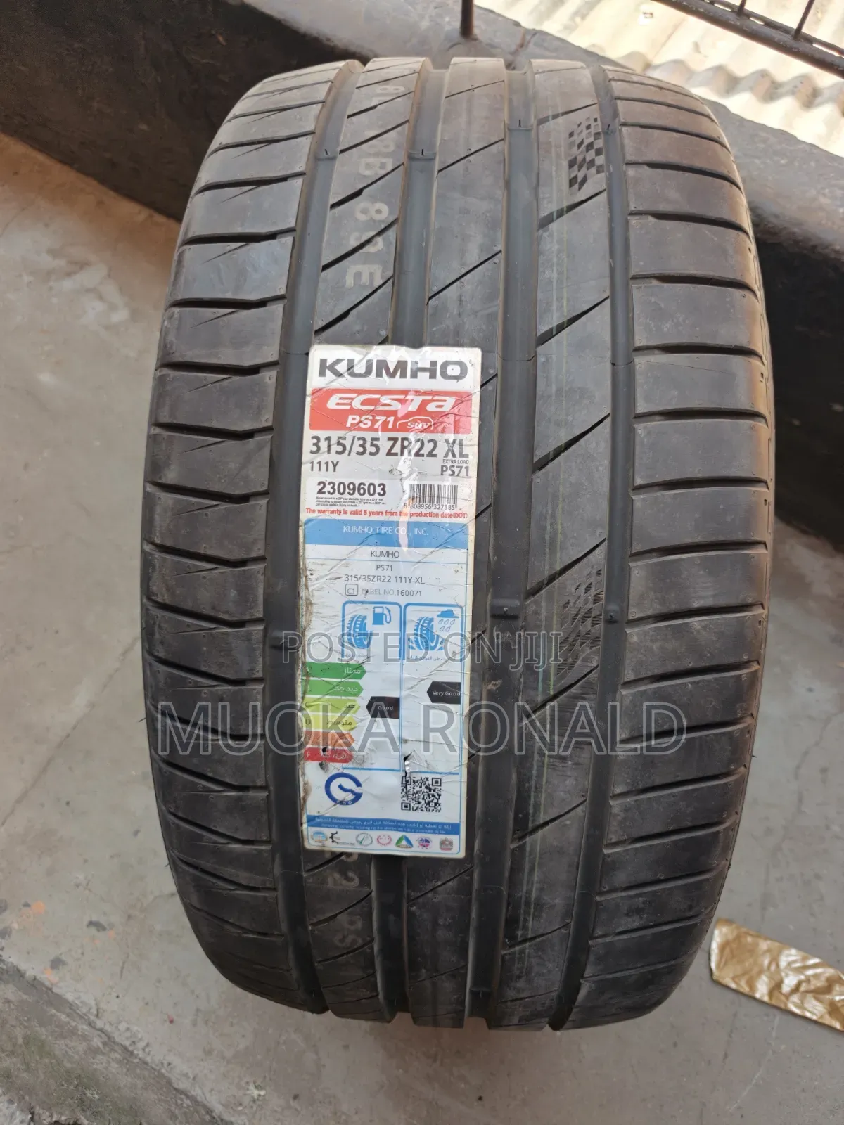 315/35r22 Kumho Tyre