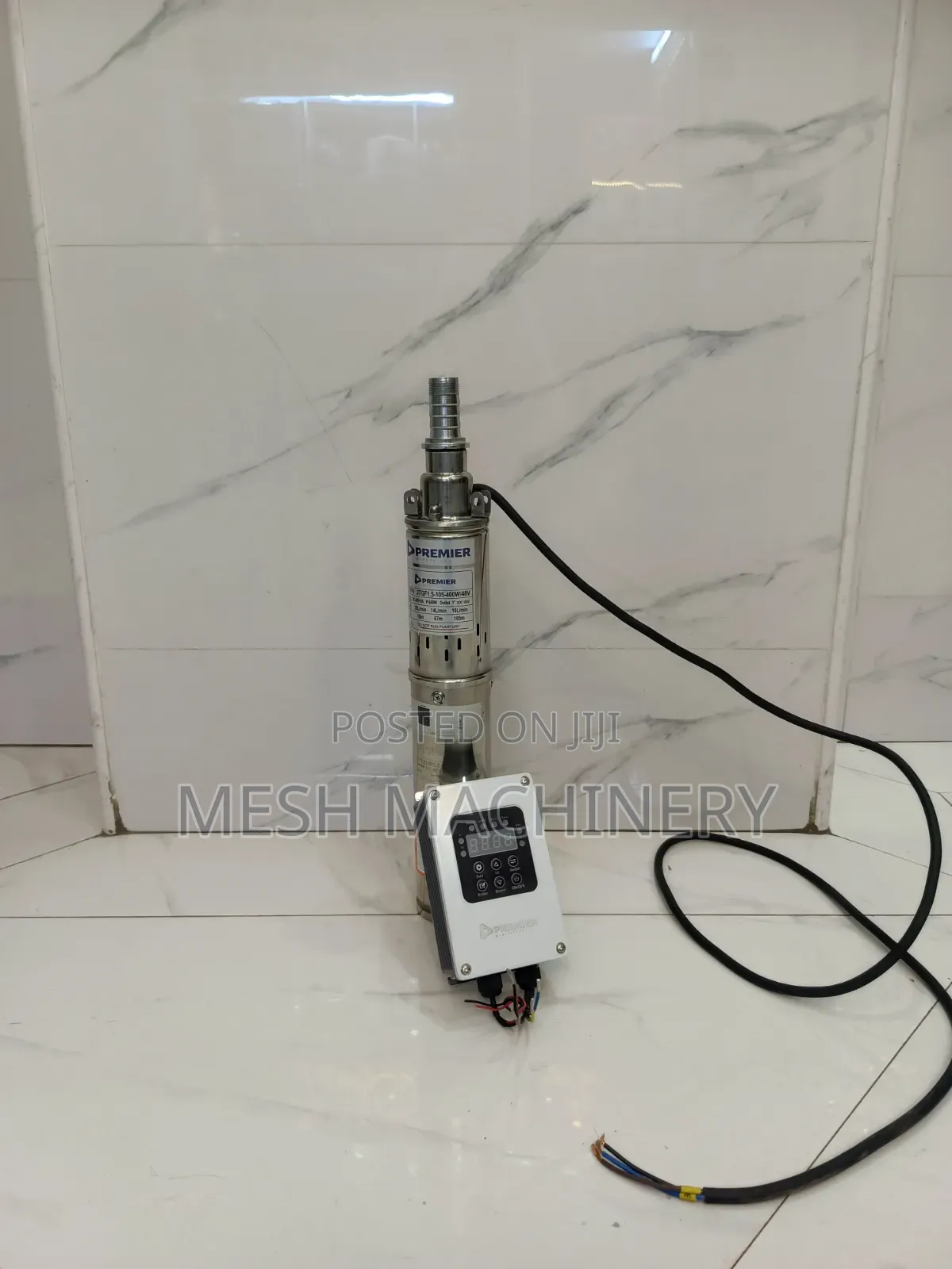DC Solar Brushless Screw Submersible Borehole Pump