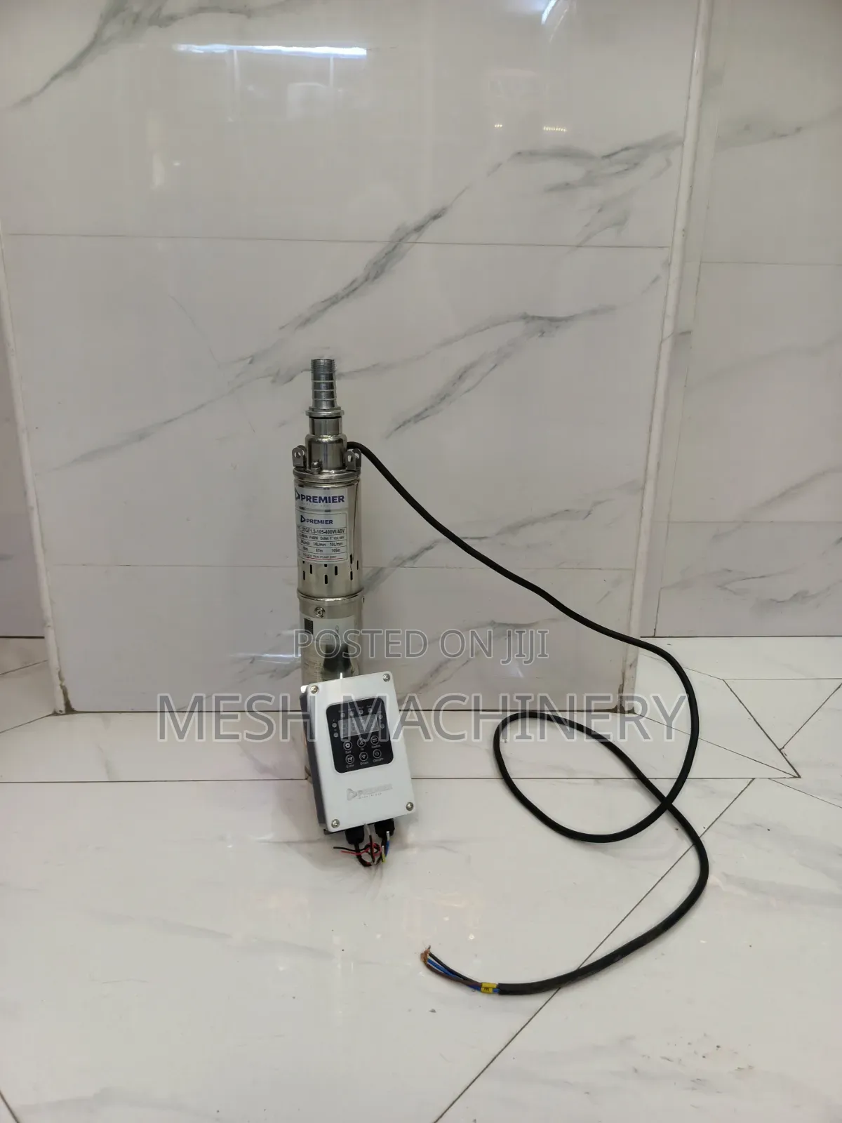 DC Solar Brushless Screw Submersible Borehole Pump
