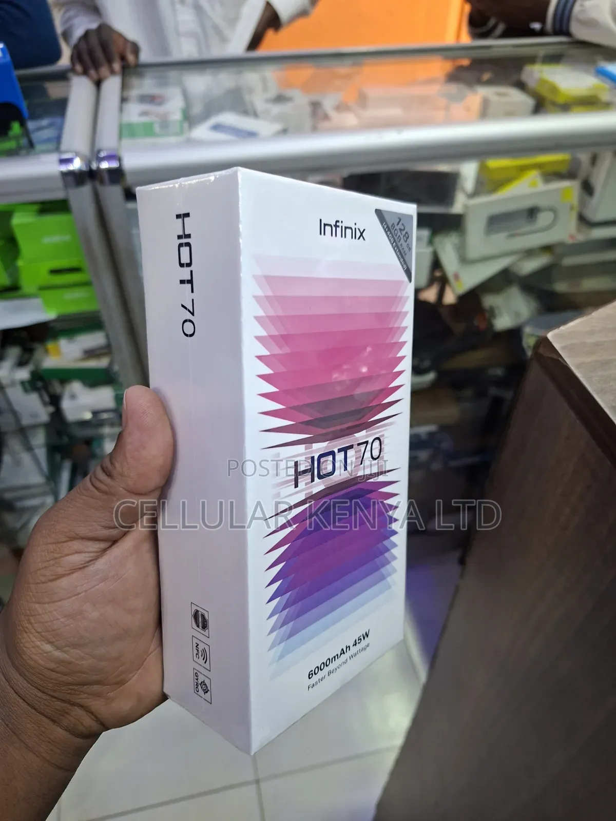 New Infinix Hot 70 128 GB Black