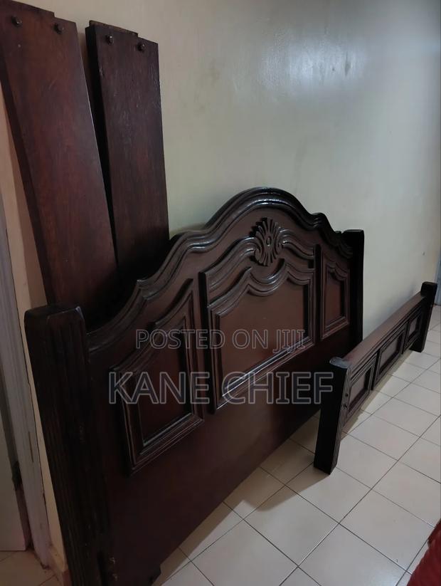 King Size Pure Mahogany Strong Bed - thumbnail 4