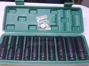 10pcs Long Pneumatic Socket Wrench Nuts