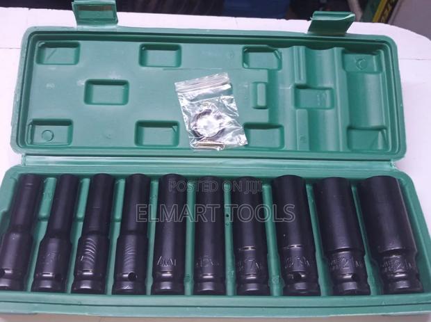 10pcs Long Pneumatic Socket Wrench Nuts - main view