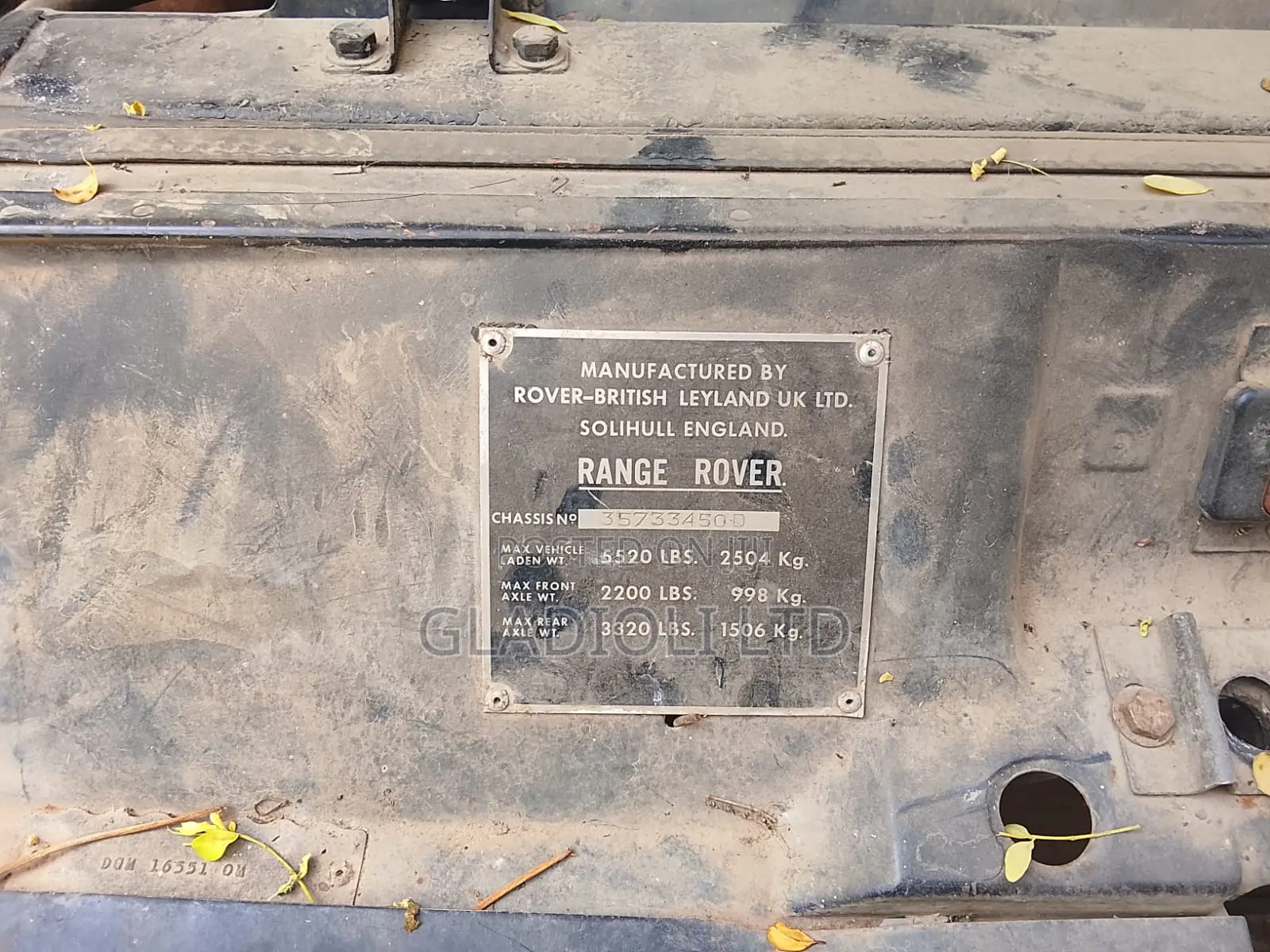 Rover Land 1975 Blue