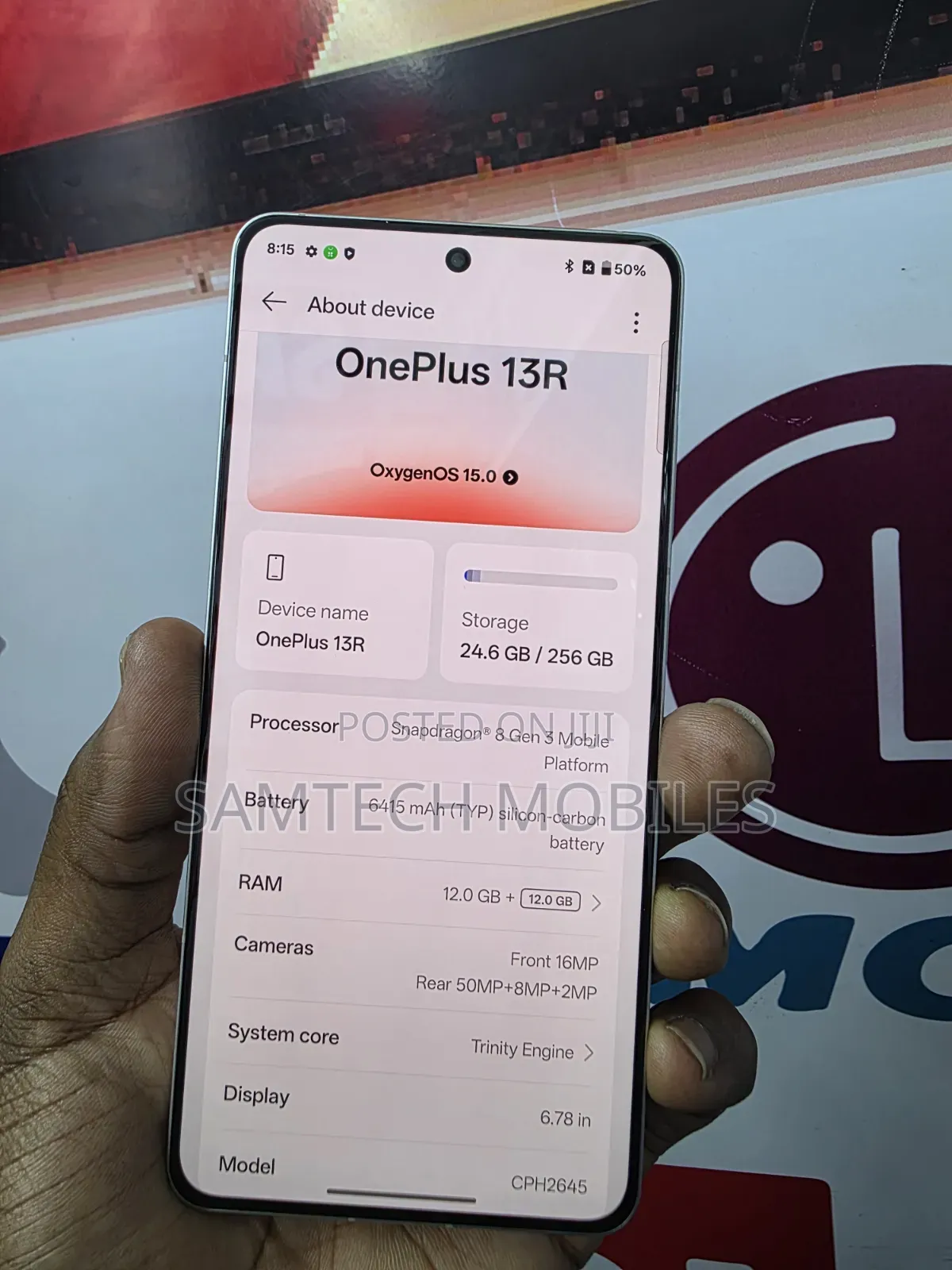 OnePlus 13R 256 GB White