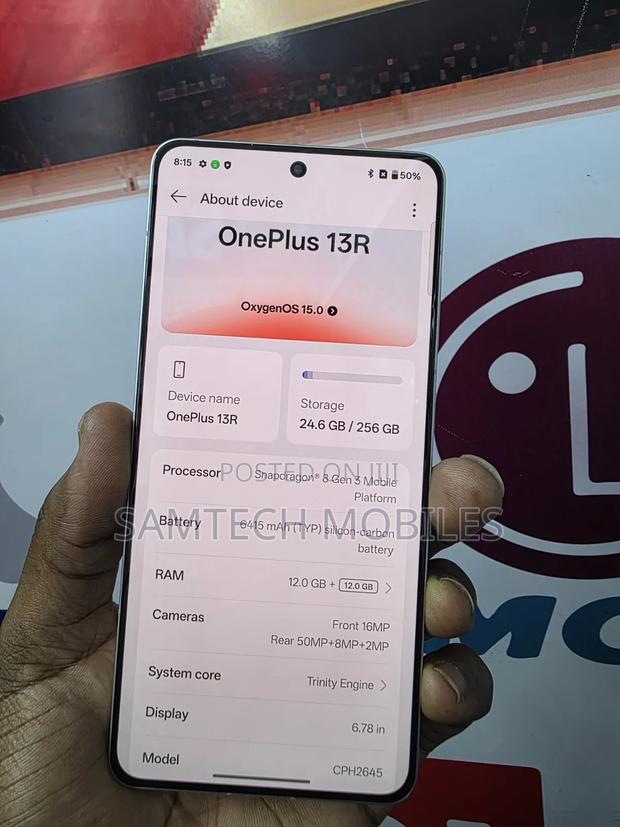 OnePlus 13R 256 GB White - thumbnail 3