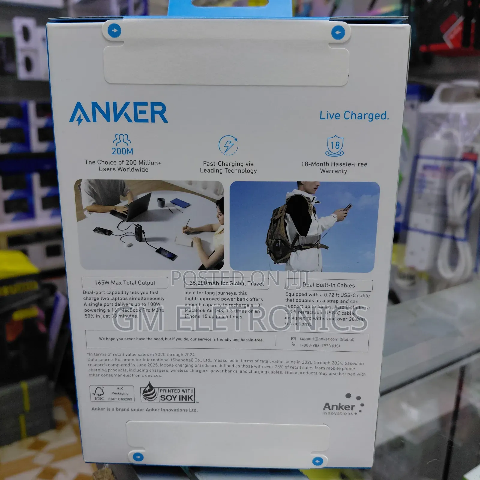 Anker 165W Ultra Fast Portable Power Bank.