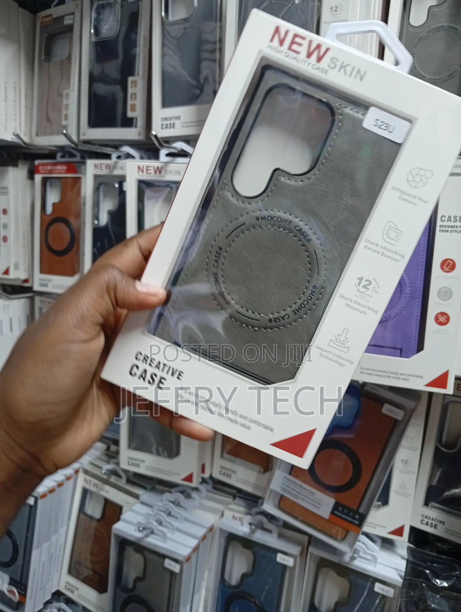 Samsung Galaxy S23 Ultra Mocome Magnetic Leather Case