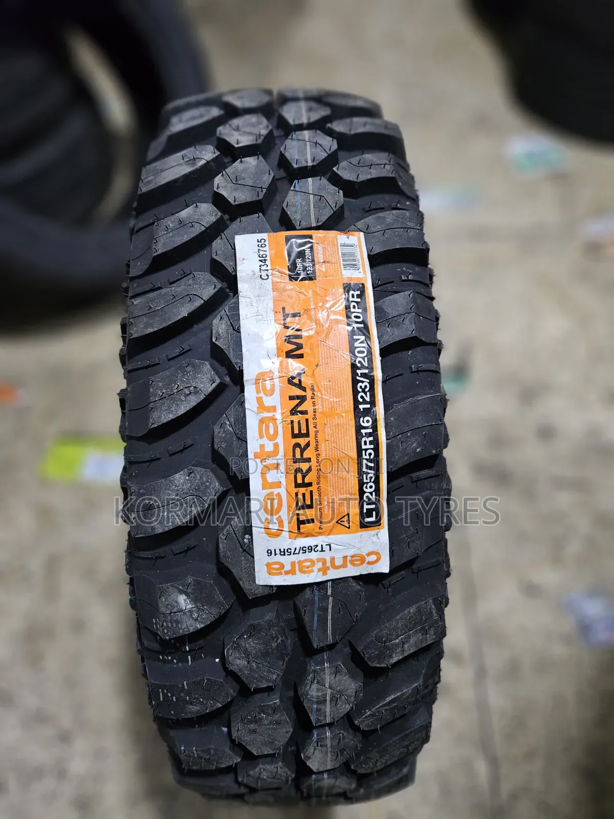 265/75r16C Centara M/T Tyre