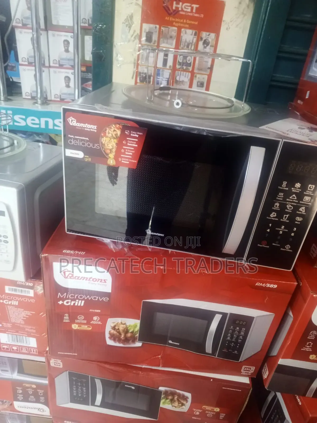 Ramtons 23L Microwave Oven With Grill Function