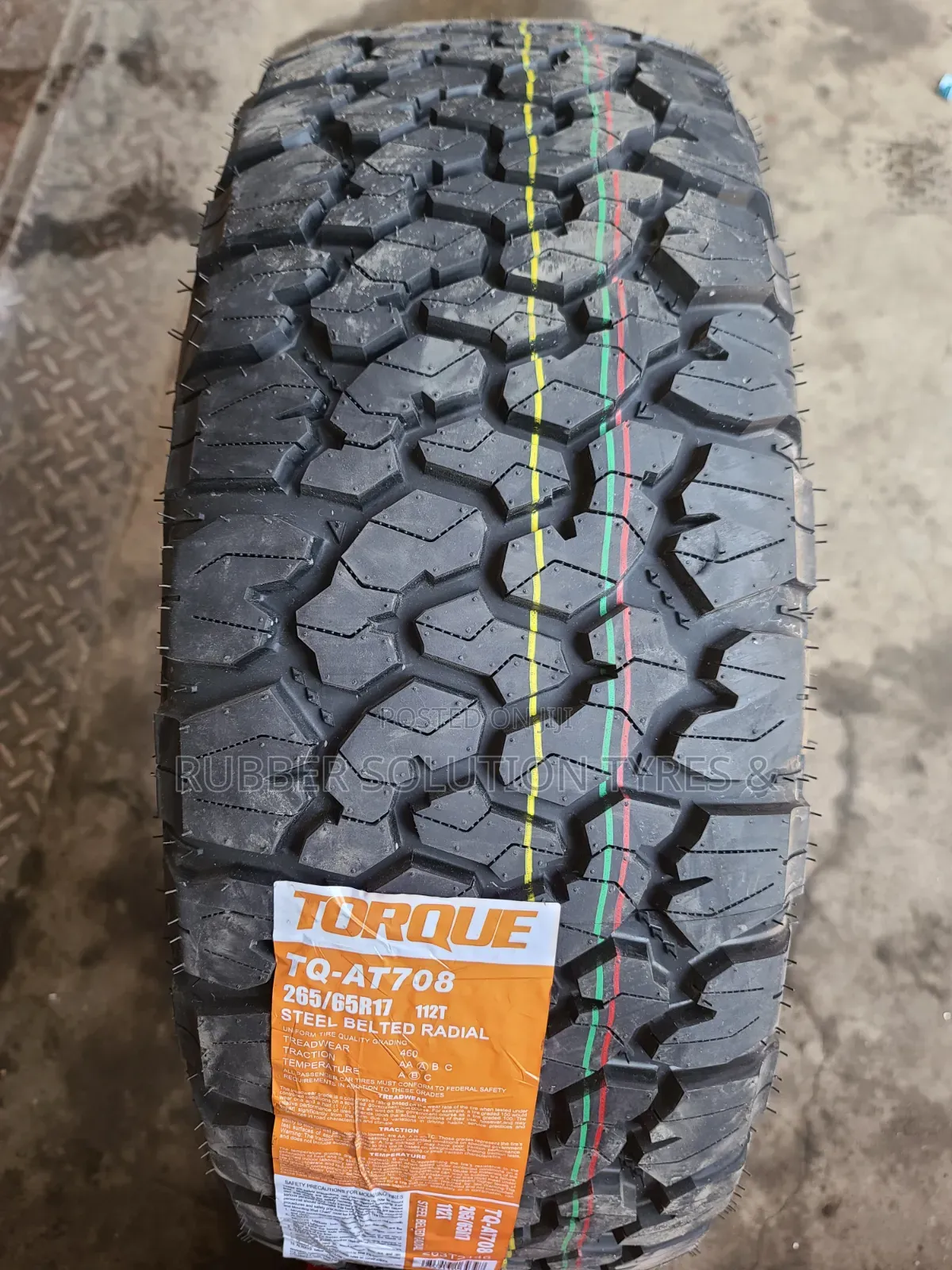 265 /65 R17 Torque Tyres 112t Tq-a/T708 All-Terrain