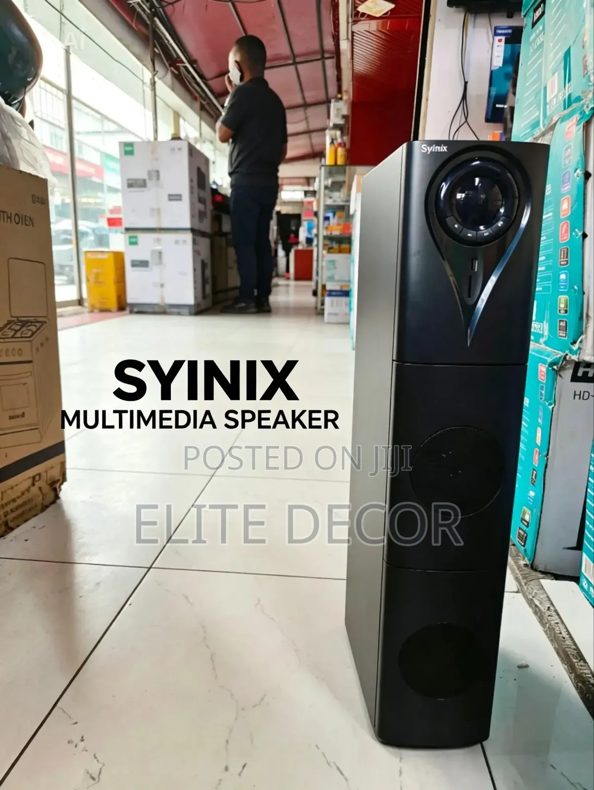 Syinix SYN2890FSB 2.1 Channel Powerful Bass Bluetooth Multimedia