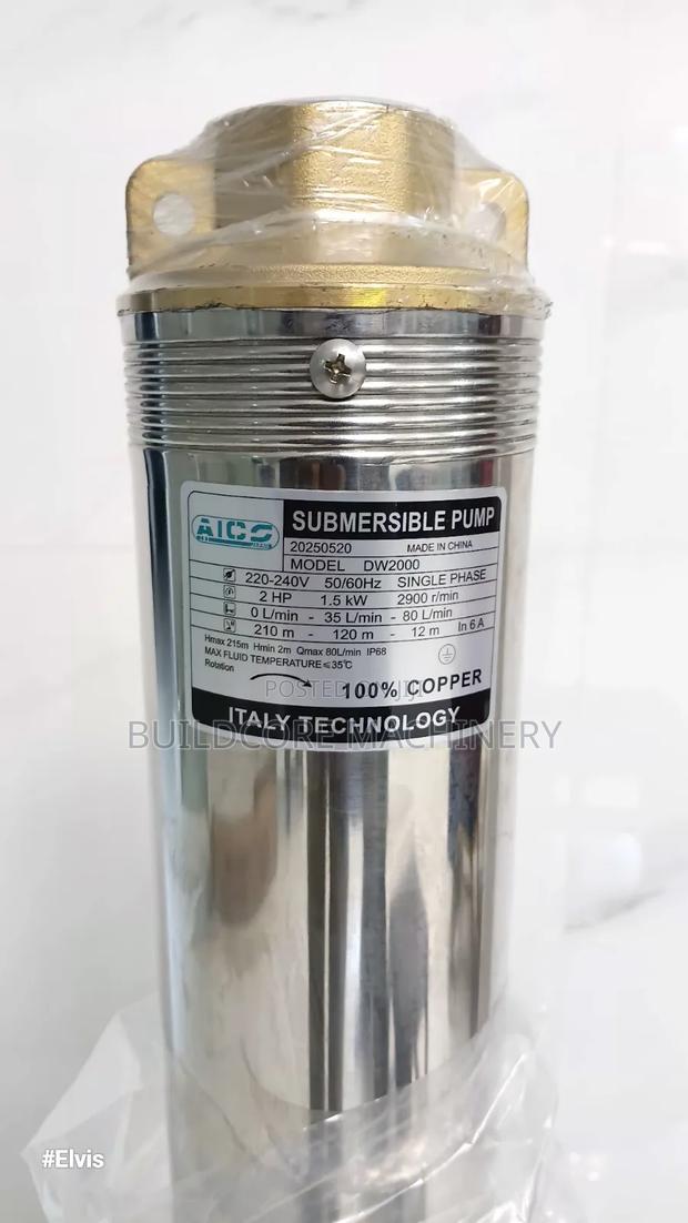 2hp 1.5kw Aico Japan Deep-Well Submersible Pump