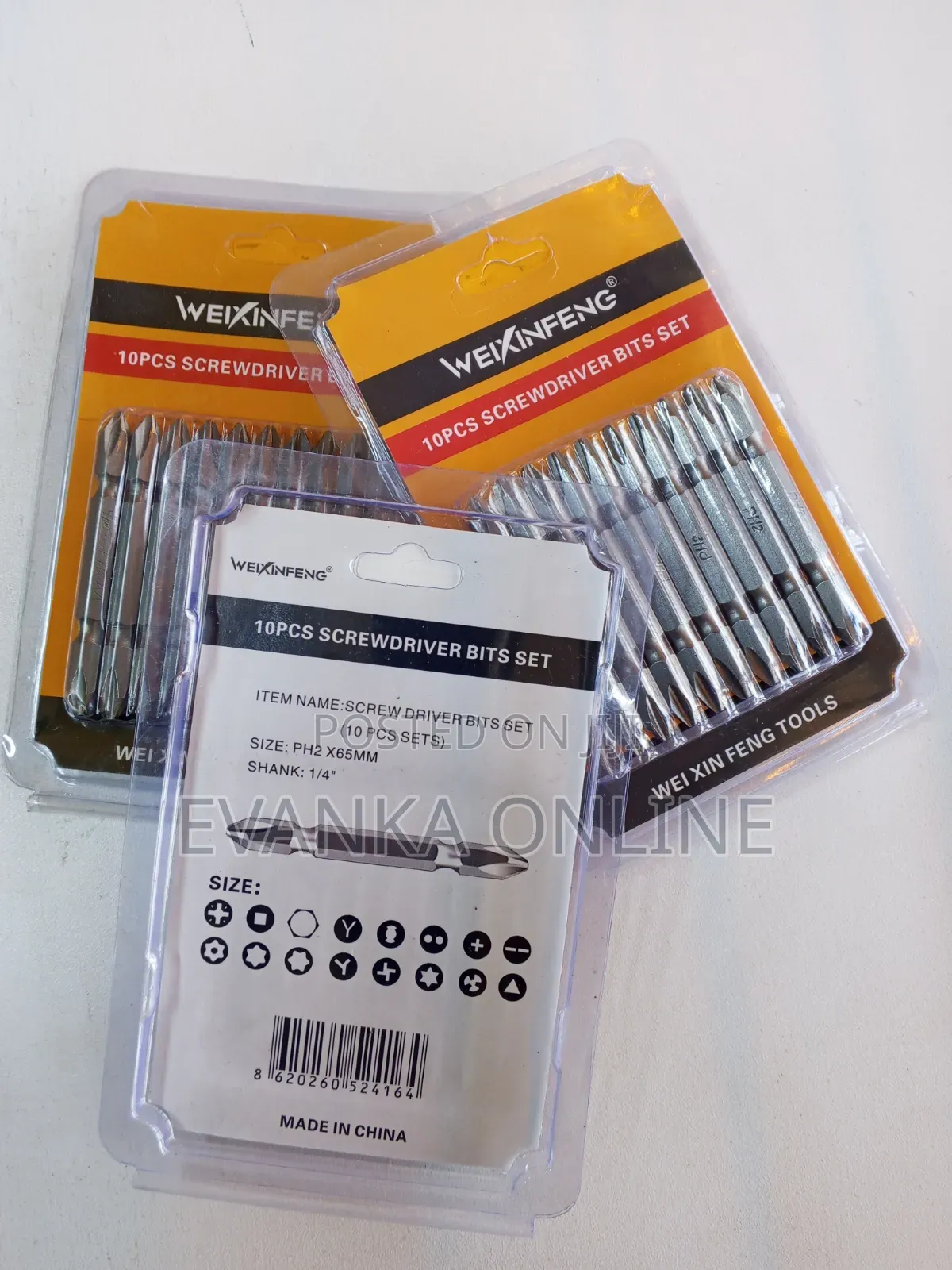 Screwdriver Bits Set - PH2X65mm