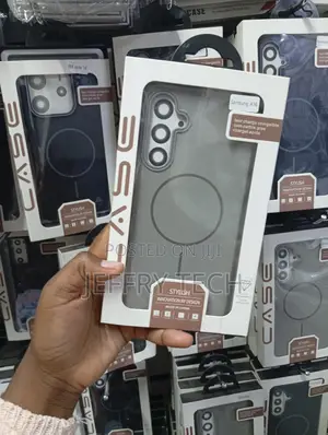 Samsung A16 Stylish Gray, Translucent Magnetic Cover