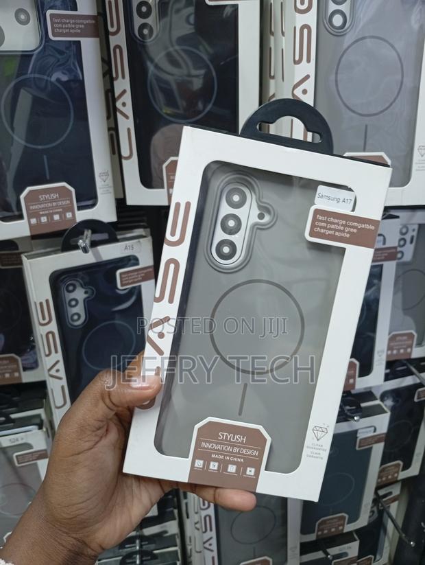 Samsung Galaxy A17 Matte Gray Simple Phone Case - thumbnail 2