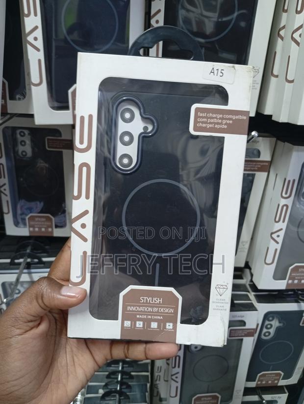 Samsung Galaxy A15 Smooth Matte Translucent Black Backing Case - main view