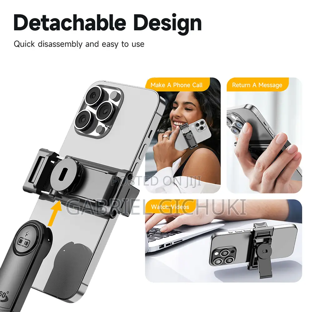 C17 AI Face Tracking Gesture Control Camera Tripod 360°
