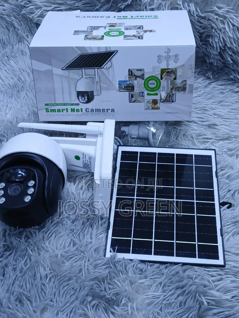 Single Lens Solar Security Camera With Remote Viewing