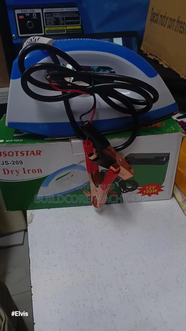 Jsort 150watts 12v DC Dry Iron Box - thumbnail 2