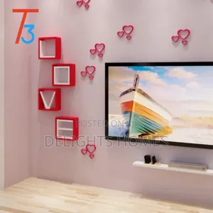 Plastic Wood Floating Shelves_ga